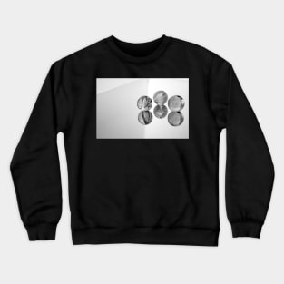 Black and White - Marble Reflections Crewneck Sweatshirt